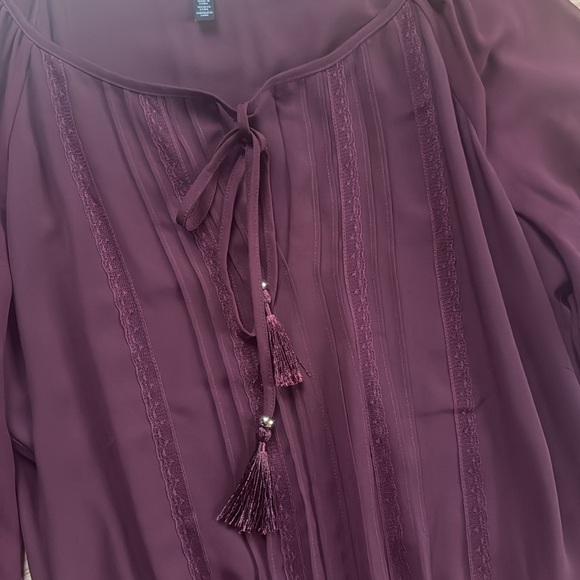 Burgundy Dress from White House Black Market Size Small - Picture 3 of 8